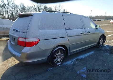 2007 Honda Odyssey Ex z USA, uszkodzony, nr VIN 5FNRL38437B088576